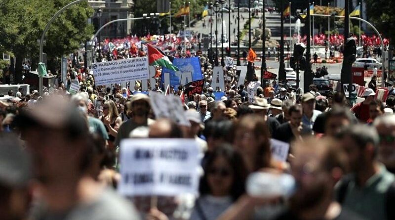 Movilización contra la OTAN en Madrid