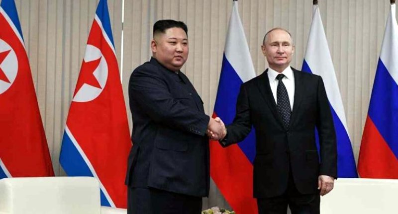 Kim Jong Un y Vladímir Putin