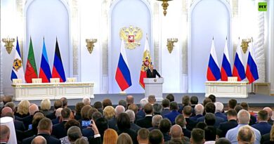 «La gente ha hecho su elección»: Putin firma los tratados de adhesión de las nuevas regiones a Rusia