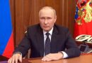 «Occidente cruzó las líneas rojas», Putin anuncia movilización parcial