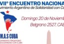 XVII° Encuentro Nacional del Movimiento Argentino de Solidaridad con Cuba
