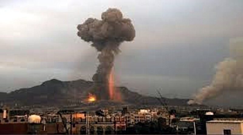 bombardeo saudita a Yemen