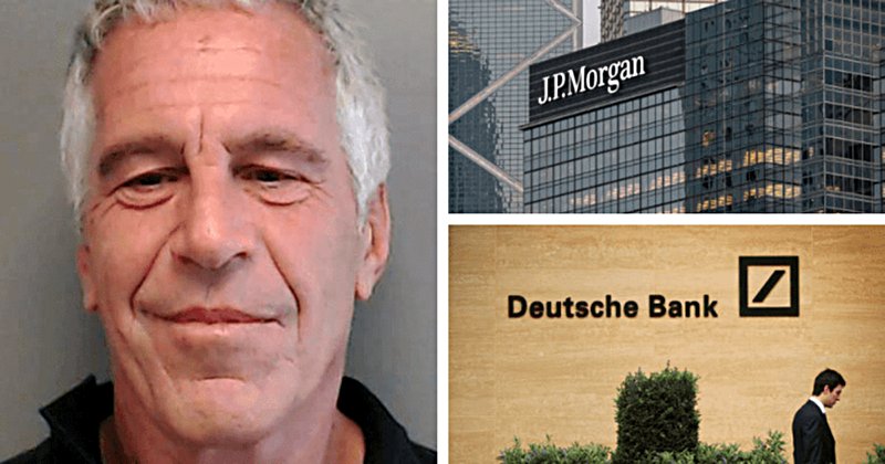 pedófilo Epstein financiado por JP Morgan y Deutsche Bank