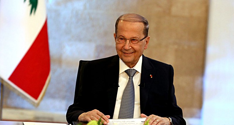 Presidente libanés Michel Aoun