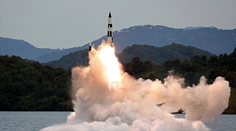 misil de Corea del Norte disparado desde submarino