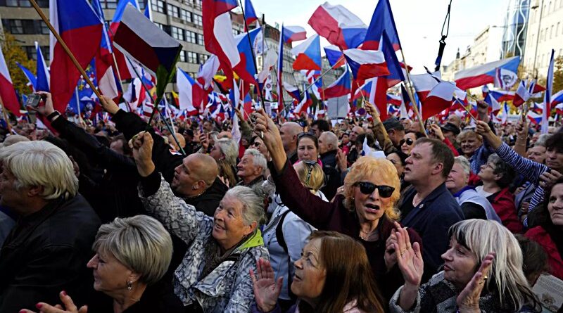 Manifestaciones en Praga