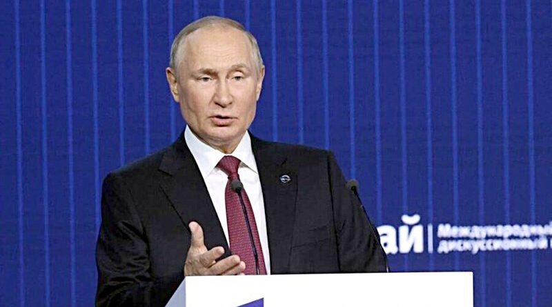 Vladímir Putin en Club Valdai