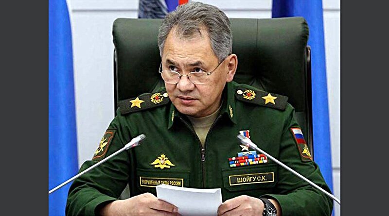 Ministro de Defensa de la Federación de Rusia, Serguei Shoigú