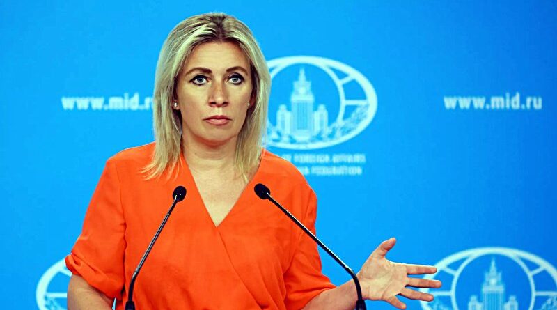 Portavoz del Ministerio de Asuntos Exteriores de Rusia, María Zajárova