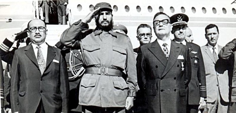 Fidel Castro y Salvador Allende