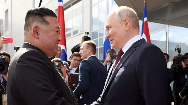 Kim Jong Un y Vladímir Putin