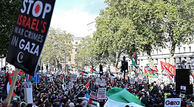 manifestaciones contra el genoicidio israelí en Gaza