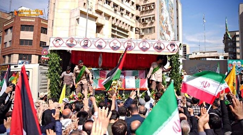 Teherán: funeral de los mártires por ataque israelí en Damasco