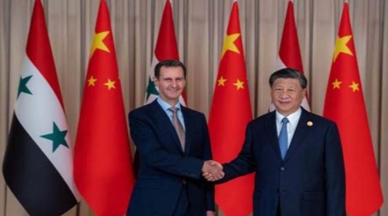 Bachar al-Assad y Xi Jinping