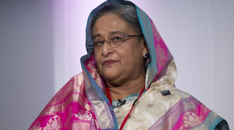 Sheikh Hasina, ex primera ministra de Bangladés