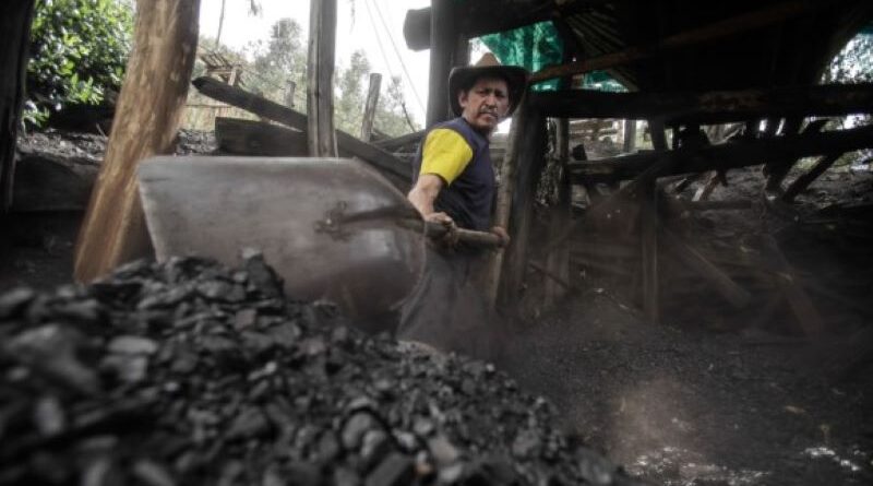 minero de carbón en Colombia