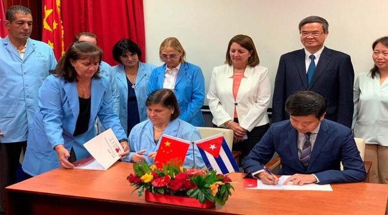 Acuerdos entre Cuba y China sobre biotecnología