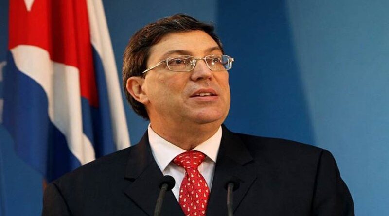 canciller cubano Bruno Rodríguez Parrilla