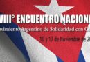 XVIII° ENCUENTRO NACIONAL DE SOLIDARIDAD CON CUBA