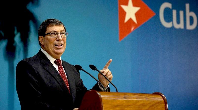 Bruno Rodríguez Parrilla, ministro de relaciones exteriores de Cuba