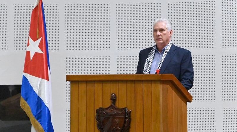 Miguel Díaz-Canel, presidente de Cuba y primer secretario del Partido Comunista