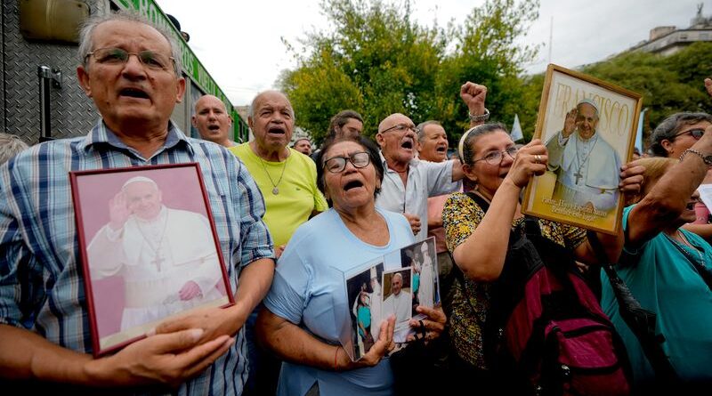 piden por la salud del Papa Francisco