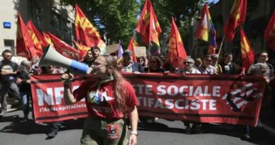 Manifestaciones en Europa exigen derechos laborales en el Día Internacional de los Trabajadores Manifestaciones en Europa exigen derechos laborales en el Día Internacional de los Trabajadores