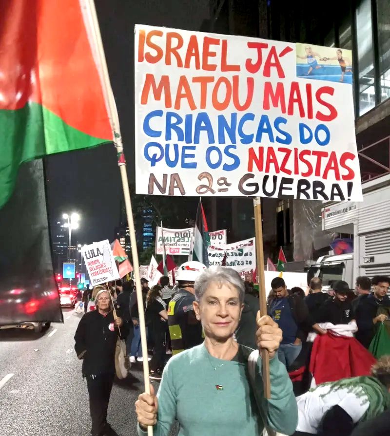 Brasil: manifestaciones en solidaridad con Palestina