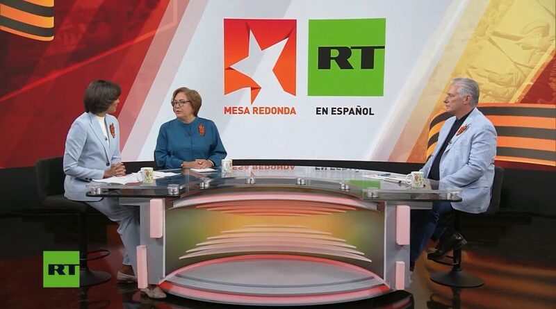 Díaz-Canel en RT y Mesa Redonda en 80 aniversario de la victoria de la URSS contra el nazismo