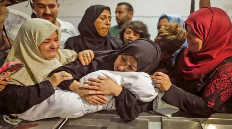 dolor palestino por genocidio sionista
