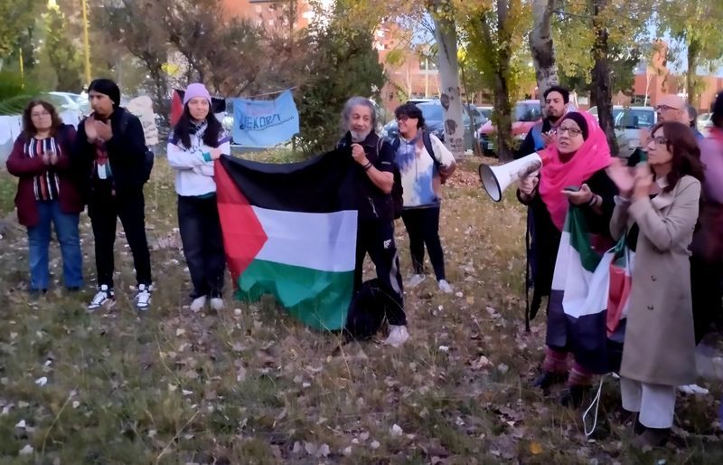 acto por Palestina en la Universidad Nacional del Comahue