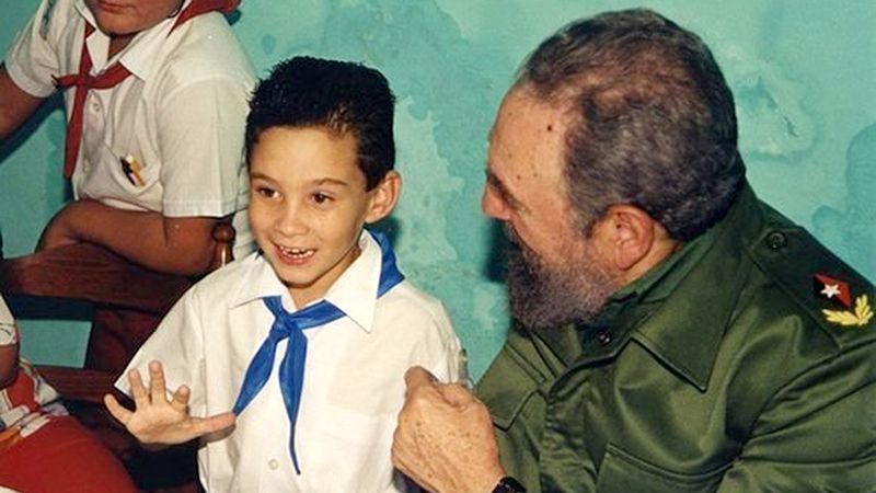 Elián González y Fidel Castro