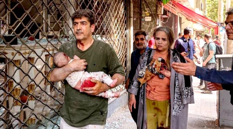 víctimas iraníes del terrorismo sionista