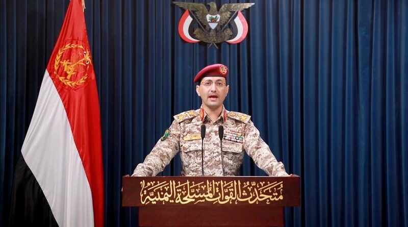 General Yahya Saree, portavoz de las Fuerzas Armadas de Yemen