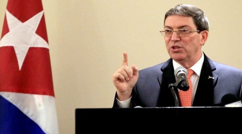 Bruno Rodríguez Parrilla, ministro de Relaciones Exteriores de Cuba