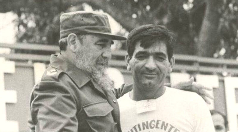 Fidel Castro y Cándido Palmero Hernández