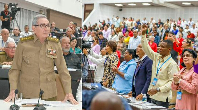 Comandante Raúl Castro en sesión del Parlamento Cubano