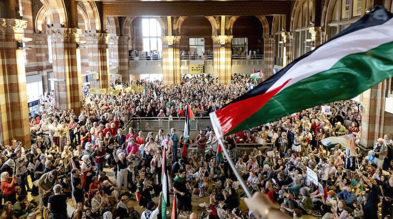 manifestaciones en Países Bajos por Palestina