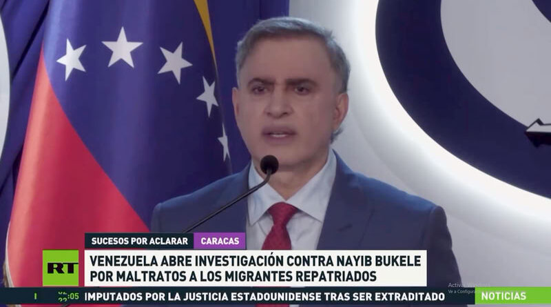 Venezuela denuncia a Buekele