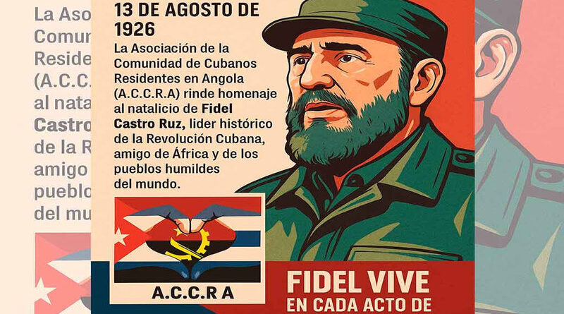 Afiche de ACCRA por Fidel Castro