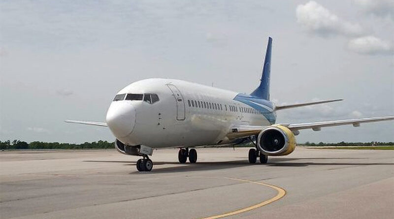 Avión con repatriados a Cuba