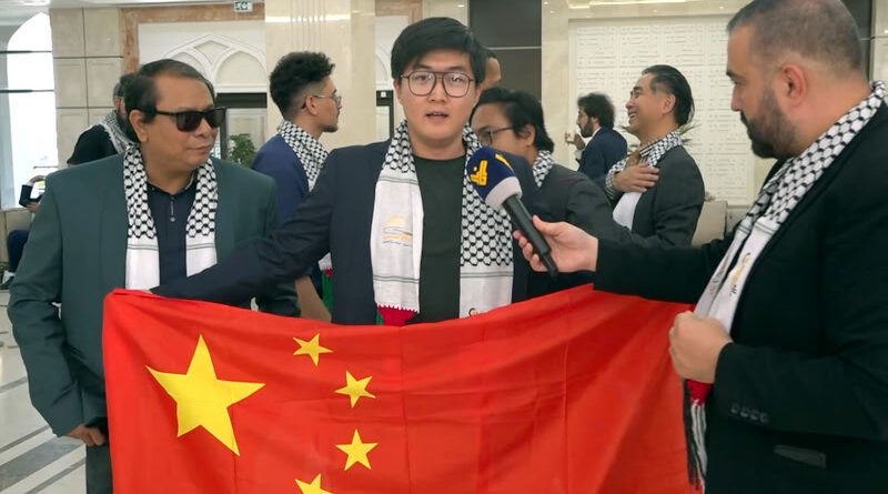 delegación china en la Conferencia de Al Aqsa