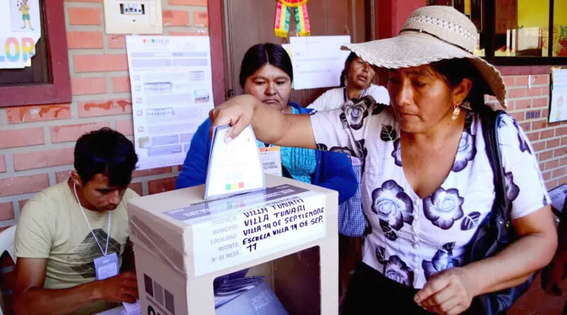 elecciones presidenciales en Bolivia en 2025