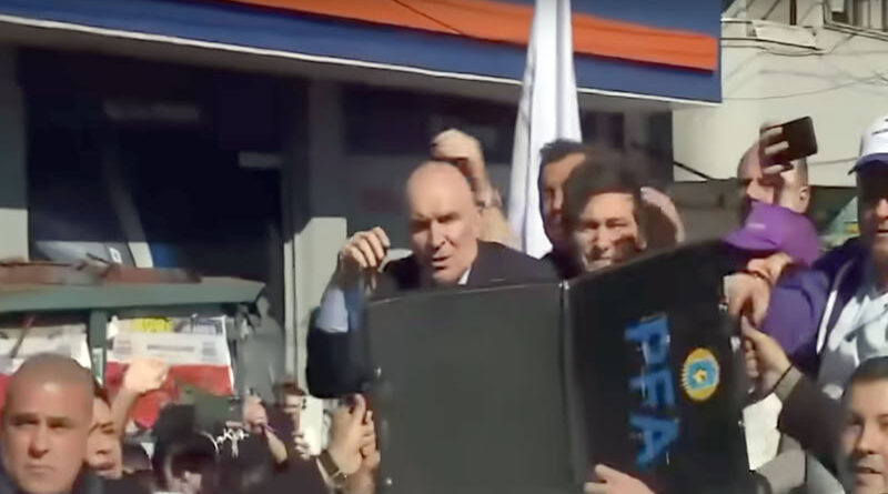repudio a Milei en Lomas de Zamora
