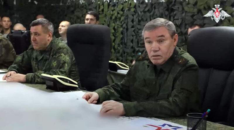 Jefe de Estado Mayor de las Fuerzas Armadas de Rusia, General Valeri Guerásimov