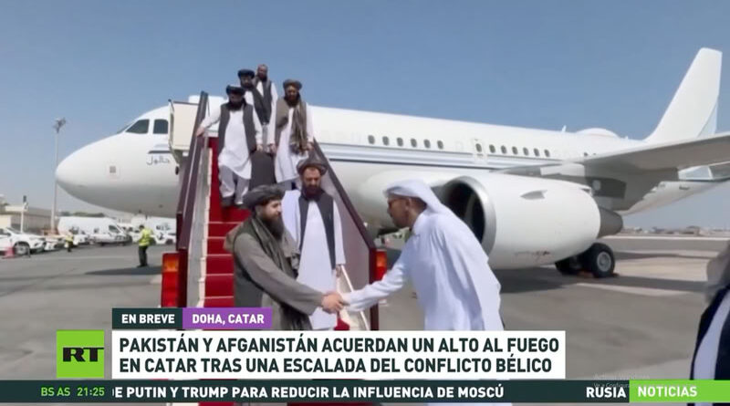 Firman alto el fuego Afganistán y Pakistán en Catar