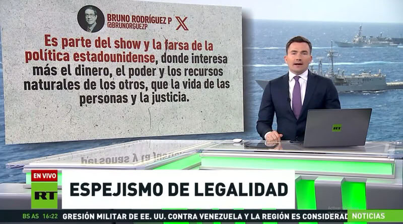 Bruno Rodríguez Parrilla sobre farsa de la política estadounidense