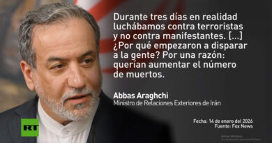 «El objetivo es fabricar muertos»: Irán denuncia que instigadores y agentes extranjeros mataron a manifestantes