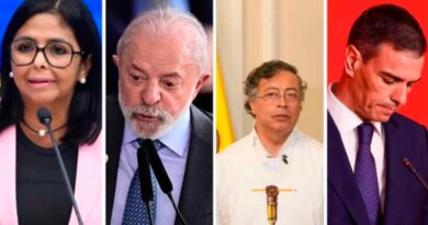 Delcy Rodríguez sostiene conversaciones con Lula, Petro y Sánchez