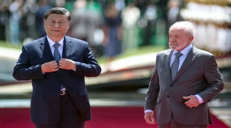 Xi Jinping y Lula da Silva